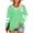 Green, variant on Auburet Women's Plus Size Tops Striped Long Sleeve Color Block Casual Tunics T-Shirt