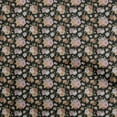 thumbnail image 1 of oneOone Polyester Spandex Black Fabric Floral Sewing Material Print Fabric By The Yard 56 Inch Wide, 1 of 4