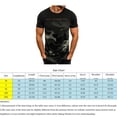 thumbnail image 4 of Hombres verano coreano seda deportes delgada manga corta camuflaje gimnasia correr baloncesto camiseta ropa superior Methold FS7570-07, 4 of 4