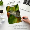thumbnail image 5 of FMSHPON Humming Bird Clipboard Hardboard Wood Nursing Clip Board and Pull for Standard A4 Letter 13x9 inches, 5 of 7