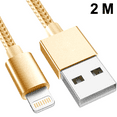 thumbnail image 2 of Cable Lightning, cable cargador para iPhone, cable de carga rápida USB trenzado de nailon compatible con iPhone X/Xs Max/XR / 8/8 Plus / 7/7 Plus IPad, IPod Ormromra 2035329-4, 2 of 9
