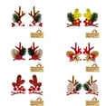 ArWgKavx Reduced Event & Party New Christmas Party Hair Clips Festive
