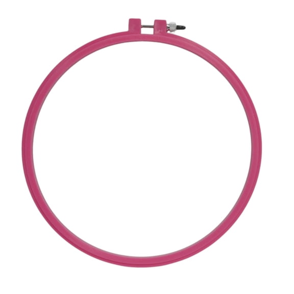 Susan Bates Pink Hoop-La Embroidery Hoop 8 Inch.