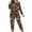 Black, variant on Plus Size Women Halloween Pajama Set, Pumpkin Ghost Bat Print Boat Neck Long Sleeve Top Jogger Pants 2 Piece Loungewear Sleepwear Nightwear Halloween Outfit