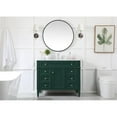 thumbnail image 6 of 42 inch single bathroom vanity in green, 6 of 8