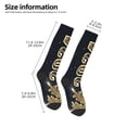 thumbnail image 5 of Fotbe Happy New Year 2024 (5) print Women's Men's Novelty Crew Socks Cotton Socks Knee High Socks for Walking,Running,Nurses,Pregnancy, 5 of 9