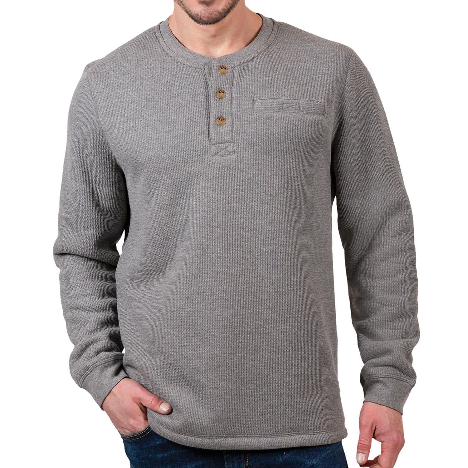 Lee Lee® Men's Sherpa Lined Thermal Henley (Assorted Colors