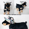 thumbnail image 5 of Harikaji Small Dog Round Hat, Pet Caps with Ear Hole, Brim Bucket Cat Hat Outdoor Sun Protection Neck Strap Adjustable for Small Medium Puppy Doggy Cats Dogs M, 5 of 5