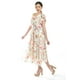 thumbnail image 5 of Vestido midi con estampado floral Roman Fashion /Juvenil, 3833 (Naranja) naranja G, 5 of 6