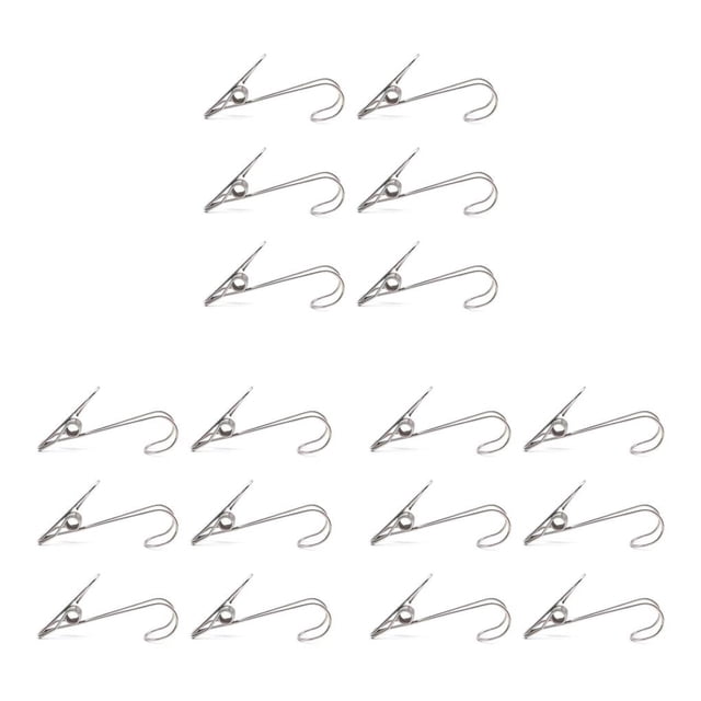 Kearding Clip de 6 uds con gancho para colgar ropa, Clips para edredones de aire, soportes multifuncionales fijos, ropa, edredón, pantalones, Type1 NO1