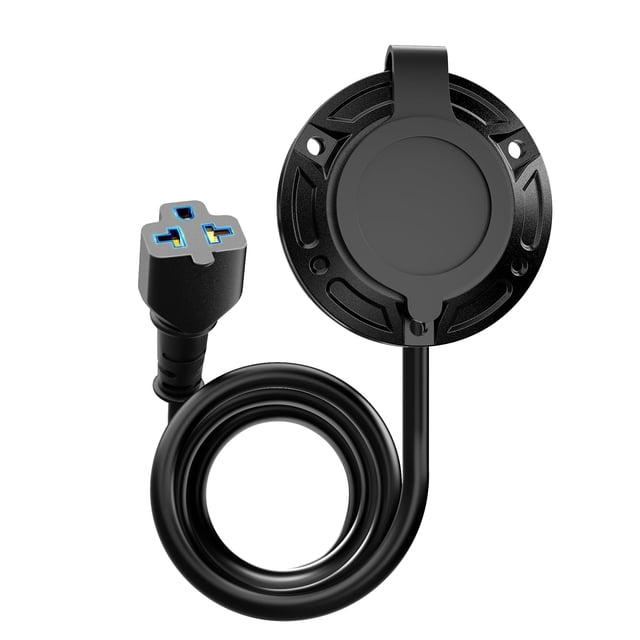 Adaptador AC HulkGoo Heavy-Duty de 20 A 125 V con cable de 6 pies para RV