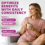 (2 Pack)Inositol 1000mg with Omega-3 ALA 640mg, Formulated for Women's Hormone Balance, Ovarian Support, Metabolic Health, Plant-Sourced Omega-3, 240 Softgels