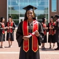 thumbnail image 5 of Graduation Stole Sash Long Bachelor Gown Scarf Colorful Graduation Ribbon Graduate Honor Stole for Bachelor Dress, 5 of 7