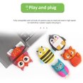 thumbnail image 2 of Unidad flash USB de 16 GB, paquete de 5, memoria USB con bonito patrón de animales, regalo para estudiantes y niños, 2 of 5
