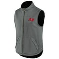 thumbnail image 2 of Men's Darius Rucker Collection by Fanatics  Gray Tampa Bay Buccaneers Sherpa Lined Full-Zip Vest, 2 of 3