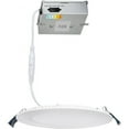 thumbnail image 2 of WAC Lighting Lotos 6" Round LED 5-CCT Aluminum Recessed Kit in White, 2 of 2