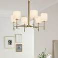 thumbnail image 3 of 52500BNB Kichler Lighting Ali - 6 Light Chandelier In Traditional Style-22.5 Inches Tall and 28 Inches Wide-Brushed Natural Brass Finish, 3 of 9