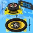 thumbnail image 2 of Altavoz para coche Pyle Three-Way System-Pro 4x6, 180 W, 4 ohmios, 30 ml, imán, 2 of 3