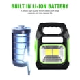thumbnail image 4 of Linterna solar para acampar 1200 mAh LED linterna portátil al aire libre para senderismo pesca, 4 of 9