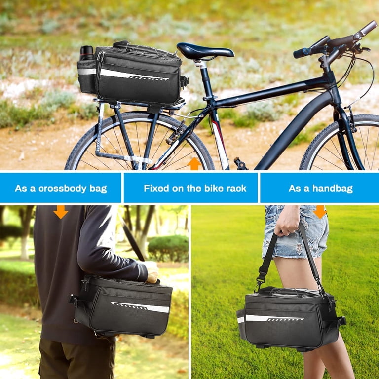 Upanbike Insulated Bike Pannier Bag, 10L Waterproof Rear Carrier photo 6
