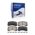 thumbnail image 7 of Detroit Axle - 4 Lugs Front Brake Kit for 2002-2007 Mitsubishi Lancer, Disc Brake Rotors 2002 2003 2004 2005 2006 2007 Ceramic Brake Pads: 10.12'' Rotor, 7 of 7