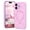 Pink, variant on YINLAI Translucent Magnetic iPhone 17 Case Mag-safe , Matte Ribbon Bowknot Pattern Print Design Girly Cute iPhone 17 Case 6.3",Pink