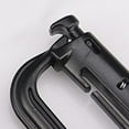 thumbnail image 3 of Yucurem Outdoor D-shaped Backpack Carabiner Plastic Steel Hanging Clasp Mountaineering Essential (Black), 3 of 8