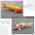 thumbnail image 3 of 4pcs Landscape Decoration Fish Ornament Decorative Carp Decor Fish Tank Carp Photography Prop, 3 of 4