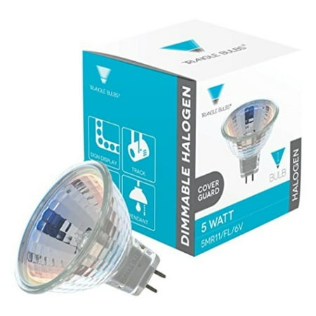 24 Degree Beam Spread - triangle bulbs t10127 - 5 watt mr11 halogen light bulb, 6 volt, 30 degree beam spread precision halogen reflector fiber optic light bulb