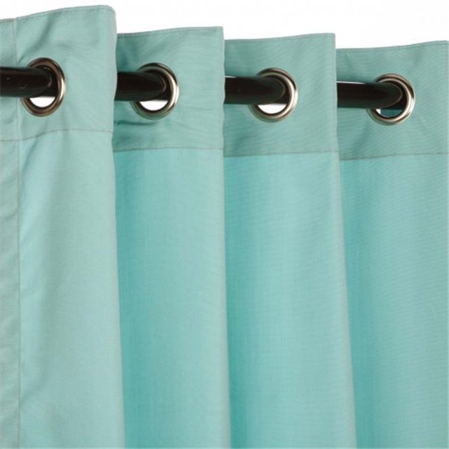 Pawleys Island CUR120GLGRS-PI Rideau avec Illets