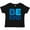 AB-Black, variant on Be Kind Logo in Blue Boys or Girls Baby T-Shirt