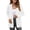 White, variant on Women Casual Cardigan Sweater Front Open Long Sleeve Knitted Jacket with Pockets