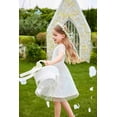 thumbnail image 5 of Arshiner Toddler Girls Tulle Summer Puff Sleeve Baby Girls Tutu Princess Party Casual Dress 2-3 Year, 5 of 7