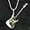 Necklace, variant on Music Guitar Necklace and Open Adjustable Rings for Men,Hip Hop Rock Party Gift