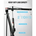 thumbnail image 6 of Garvee 2-Ton Shop Crane, Hydraulic Folding Engine Hoist w/6 Steel Casters - Lift Car Transmissions, Boat Motors, Farm Equipment, 6 of 6