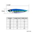 ShYlai Metal Iron Plate Hard Bait Fishing Lure Simulation 3D Eyes