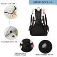 thumbnail image 4 of FORMRS Unisex School Backpack 17" Student Travel Bag with Laptop Compartment, Red Cherry, 4 of 7