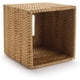 thumbnail image 2 of Cubierta cuadrada para caja de pañuelos de ratán, soporte para pañuelos de mimbre tejido a mano, 5.5 x 5.5 x 5.7 pulgadas, natural, 2 of 5