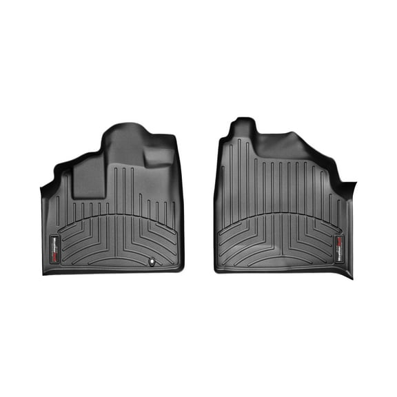 WeatherTech Custom Fit FloorLiners compatible with 1999-2004 Honda Odyssey - 1st Row (Driver & Passenger), Black
