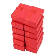 BOINN 12pcs Paper Jewelry Gifts Boxes For Jewelry Display-Rings, Small Watches, Necklaces, Earrings, Bracelet Packaging Box (Mix Color)