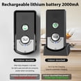 thumbnail image 3 of Wireless Doorbell Intercom Rechargeable Smart Intercom Doorbells for Home Real-Time Two-Way Communication 3 Volume Levels 1000m/3280ft Long Distance Waterproof Electronic Doorbell Chime for Home, 3 of 9