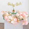 thumbnail image 4 of Sweet Baby Co. Baby Shower Decorations For Girl with Pink and Blush Balloon Arch Garland Kit, Baby Girl Banner, Eucalyptus Vine, 4 of 6