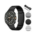 thumbnail image 2 of Titanium strap compatible with Samsung Galaxy Watch Ultra 47mm strap with folding buckle and scratch-resistant DLC coating, waterproof, 2 of 15