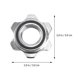 thumbnail image 2 of 4pcs Anti-Slip Spin-Lock Collar Screw Casting Iron Hex Security Nut Buckle, 2 of 3