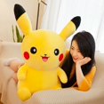 thumbnail image 2 of 25-50cm Pikachu juguetes de peluche almohada de dibujos animados Japón Anime elfo muñeco de peluche suave relleno monstruo de bolsillo muñeca regalo de Navidad para niños, 2 of 4