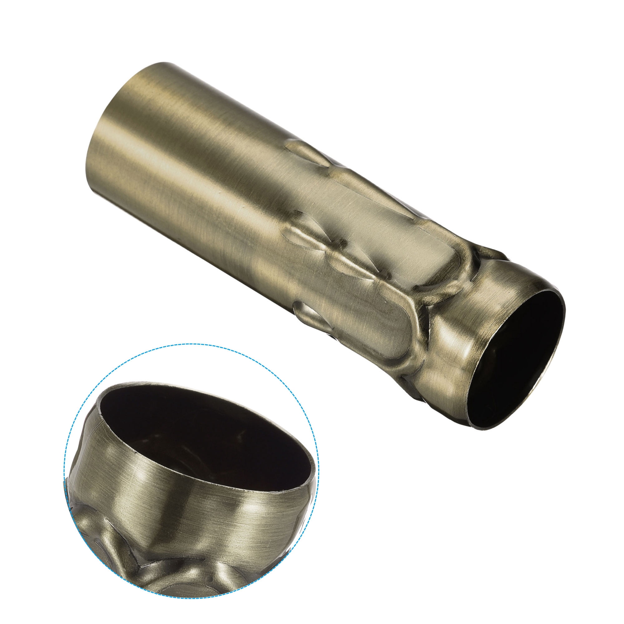 Unique Bargains Candle Shape Socket Covers Sleeves Iron for Candelabra Base Bulbs 3"