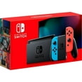 thumbnail image 5 of New Nintendo Switch Red/Blue Joy-Con Improved Battery Life Console Bundle with Animal Crossing: New Horizons NS Game Disc and Mytrix NS Tempered Glass Screen Protector - 2020 Best Game!, 5 of 10
