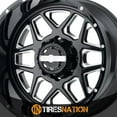 thumbnail image 4 of Worx 815BM Fallout Gloss Black Wheel Rim, 20" x 9" 5 x 150mm 18mm, 815-2950BM+18, 4 of 5