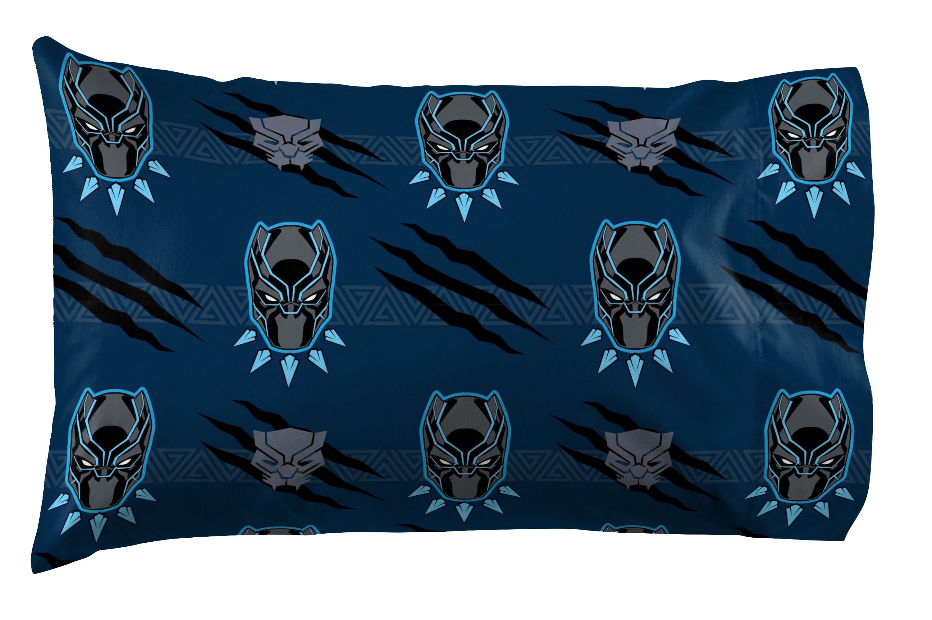 Black Panther 4-Piece King of Wakanda Childs Grey Microfiber Bed-in-a-Bag, Twin