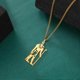 thumbnail image 3 of Egyptian God Talisman Stainless Steel Pendant Necklace for Women/Men Wisdom Thoth Ibis-head Amulet Gold Plated Jewelry, 3 of 5